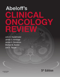 Imagen de portada: Abeloff's Clinical Oncology Review 5th edition 9780323222112