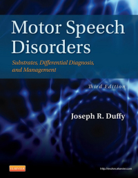 Cover image: Motor Speech Disorders 3rd edition 9780323072007