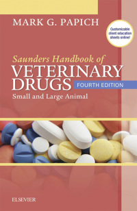 表紙画像: Saunders Handbook of Veterinary Drugs 4th edition 9780323244855