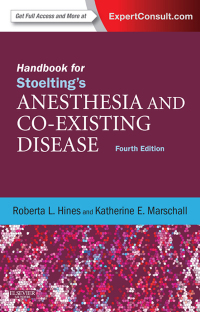 Cover image: Handbook for Stoelting's Anesthesia and Co-Existing Disease 4th edition 9781437728668