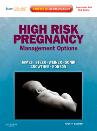 Cover image: High Risk Pregnancy - Electronic 4th edition 9781416059080