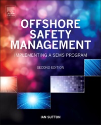 Imagen de portada: Offshore Safety Management: Implementing a SEMS Program 2nd edition 9780323262064