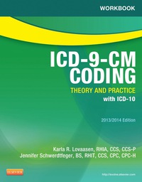 Cover image: Workbook for ICD-9-CM Coding: Theory and Practice, 2013/2014 Edition 9781455707027