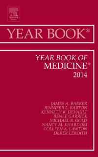 Imagen de portada: Year Book of Medicine 2014 9780323264693