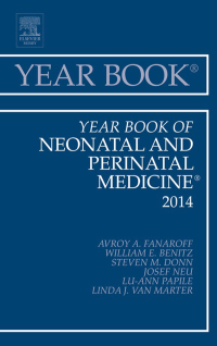 صورة الغلاف: Year Book of Neonatal and Perinatal Medicine 2014 9780323264716