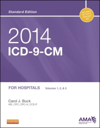 Omslagafbeelding: 2014 ICD-9-CM for Hospitals, Volumes 1, 2 and 3 Standard Edition 9780323186759
