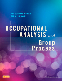 Omslagafbeelding: Occupational Analysis and Group Process 9780323084642