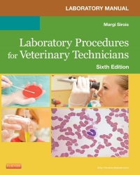 Omslagafbeelding: Laboratory Manual for Laboratory Procedures for Veterinary Technicians 6th edition 9780323169264