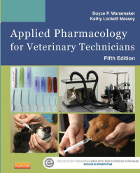 Cover image: Applied Pharmacology for Veterinary Technicians 5th edition 9780323186629