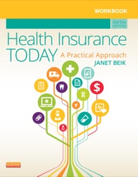 Cover image: Workbook for Health Insurance Today: A Practical Approach 5th edition 9780323221160