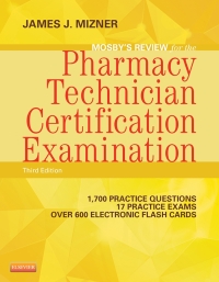Cover image: Mosby’s Pharmacy Technician Exam Review 3rd edition 9780323113373