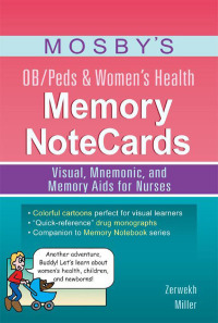 Imagen de portada: Mosby’s OB/Peds & Women’s Health Memory NoteCards 9780323083515