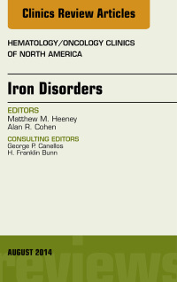 表紙画像: Iron Disorders, An Issue of Hematology/Oncology Clinics 9780323299220