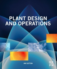 Cover image: Plant Design and Operations 9780323299640