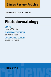 Cover image: Photodermatology, An Issue of Dermatologic Clinics 9780323311625