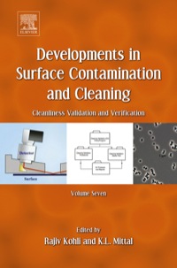 Imagen de portada: Developments in Surface Contamination and Cleaning: Cleanliness Validation and Verification 9780323313032