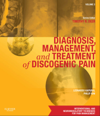Cover image: Diagnosis, Management, and Treatment of Discogenic Pain 9781437722185