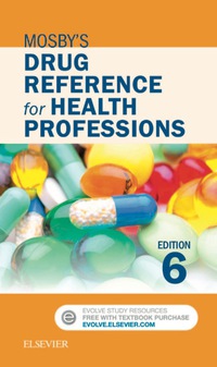 Cover image: Mosby's Drug Reference for Health Professions 6th edition 9780323320696