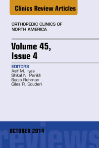 Imagen de portada: Volume 45, Issue 4, An Issue of Orthopedic Clinics 9780323326209