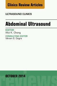 Cover image: Abdominal Ultrasound, An Issue of Ultrasound Clinics 9780323326360