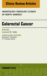 Imagen de portada: Colorectal Cancer, An Issue of Hematology/Oncology Clinics 9780323326520