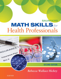 Imagen de portada: Saunders Math Skills for Health Professionals 2nd edition 9780323322485