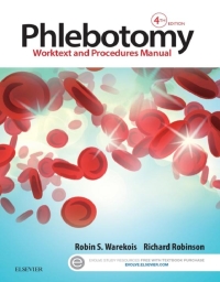 Cover image: Phlebotomy: Worktext and Procedures Manual 4th edition 9780323279406