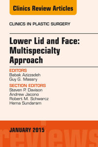Omslagafbeelding: Lower Lid and Midface: Multispecialty Approach, An Issue of Clinics in Plastic Surgery 9780323341820