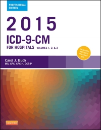 Imagen de portada: 2015 ICD-9-CM for Hospitals, Volumes 1, 2 and 3 Professional Edition 9780323352505