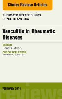 Cover image: Vasculitis in Rheumatic Diseases, An Issue of Rheumatic Disease Clinics 9780323354509