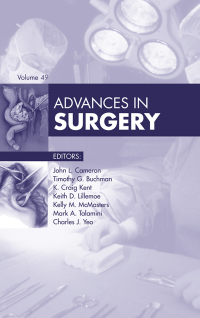 表紙画像: Advances in Surgery 2015 9780323355438