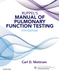 Cover image: Ruppel's Manual of Pulmonary Function Testing 11th edition 9780323356251