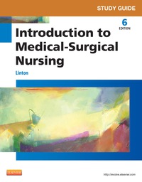 صورة الغلاف: Study Guide for Introduction to Medical-Surgical Nursing 6th edition 9780323222082