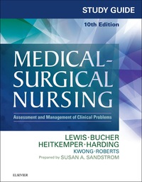 Cover image: Study Guide for Medical-Surgical Nursing: Assessment and Management of Clinical Problems 10th edition 9780323371483