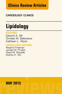 Imagen de portada: Lipidology, An Issue of Cardiology Clinics 9780323375924