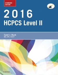 Imagen de portada: 2016 HCPCS Level II Standard Edition 9780323389891