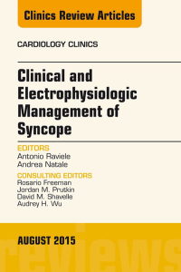 Imagen de portada: Clinical and Electrophysiologic Management of Syncope, An Issue of Cardiology Clinics 9780323393287