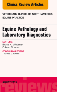 Imagen de portada: Equine Pathology and Laboratory Diagnostics, An Issue of Veterinary Clinics of North America: Equine Practice 9780323393621