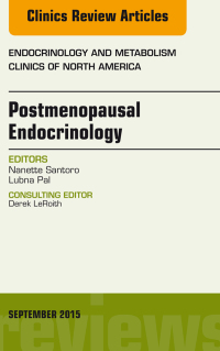 Imagen de portada: Postmenopausal Endocrinology, An Issue of Endocrinology and Metabolism Clinics of North America 9780323395618