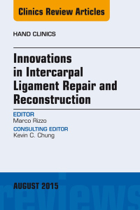 表紙画像: Innovations in Intercarpal Ligament Repair and Reconstruction 9780323396806