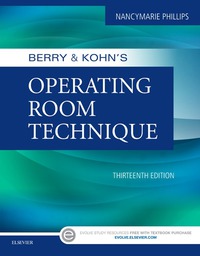 Cover image: Berry & Kohn's Operating Room Technique 13th edition 9780323399265