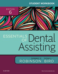 Cover image: Student Workbook for Essentials of Dental Assisting 6th edition 9780323400657