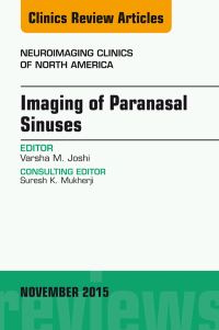 Omslagafbeelding: Imaging of Paranasal Sinuses, An Issue of Neuroimaging Clinics 25-4 9780323413428