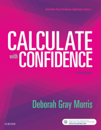 Imagen de portada: Calculate with Confidence 7th edition 9780323396837