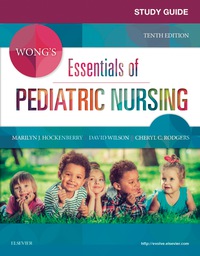 Cover image: Study Guide for Wong's Essentials of Pediatric Nursing 10th edition 9780323429849