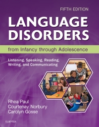 Imagen de portada: Language Disorders from Infancy Through Adolescence 5th edition 9780323442343