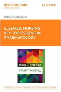 Cover image: Nursing Key Topics Review: Pharmacology 1st edition 9780323445313