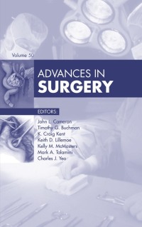 Imagen de portada: Advances in Surgery 2016 9780323446822
