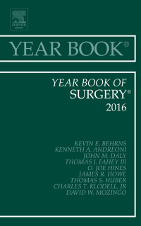 Imagen de portada: Year Book of Surgery 2016 9780323446969