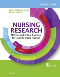 Cover image: Study Guide for Nursing Research 9th edition 9780323447614